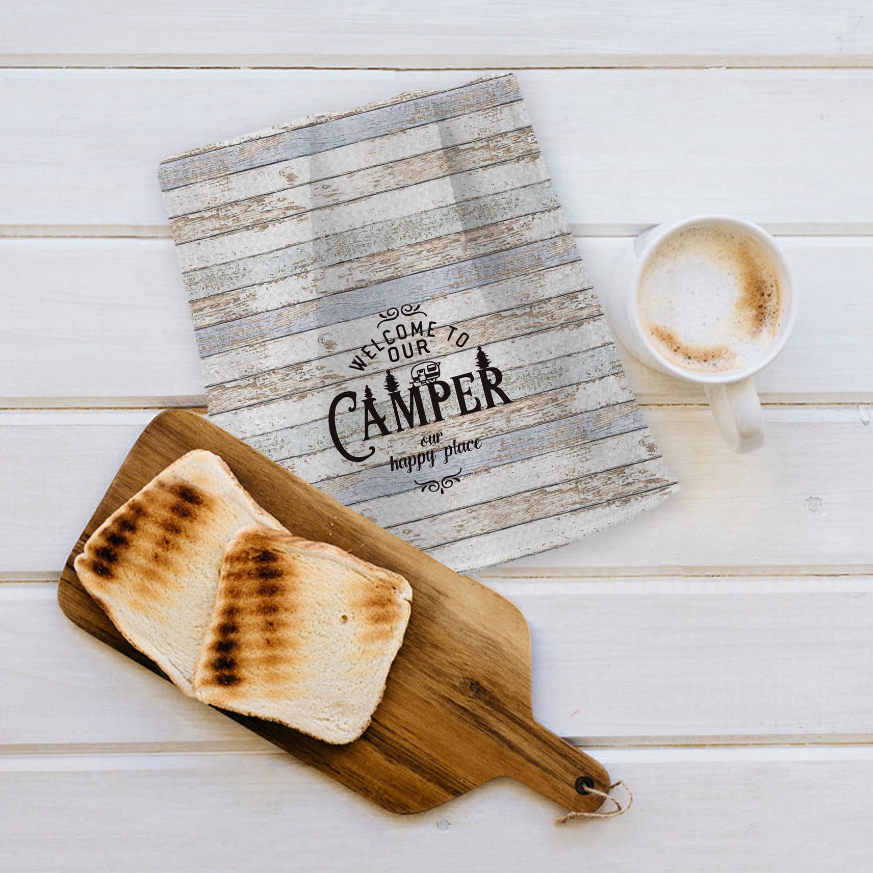 WFSM Camping Kitchen Towels, Camping Decor, Camping Dish...