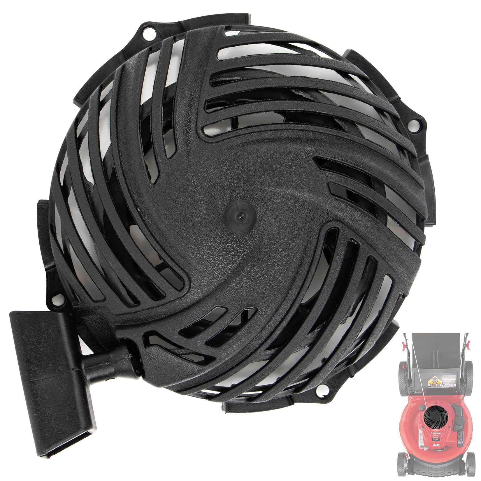 593959 Recoil Pull Starter for Briggs and Stratton 450E 500E 550E 550EX 575E 600E 625E 125cc 140cc Engines,Troy Bilt TB110 TB115 TB200 TB554,Replace 591139 595355 590588 593961 Lawn Mower Start