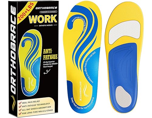 Orthobrace Work Insoles | Get Relief for All-Day Standing Fatigue Now!