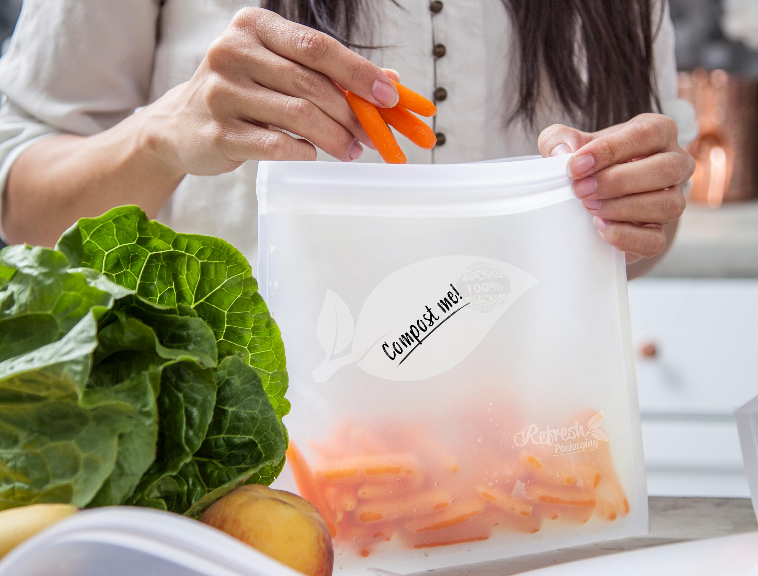 Aazon.co: Refresh Packaging Ziplock Bags - 100% Certified Copost