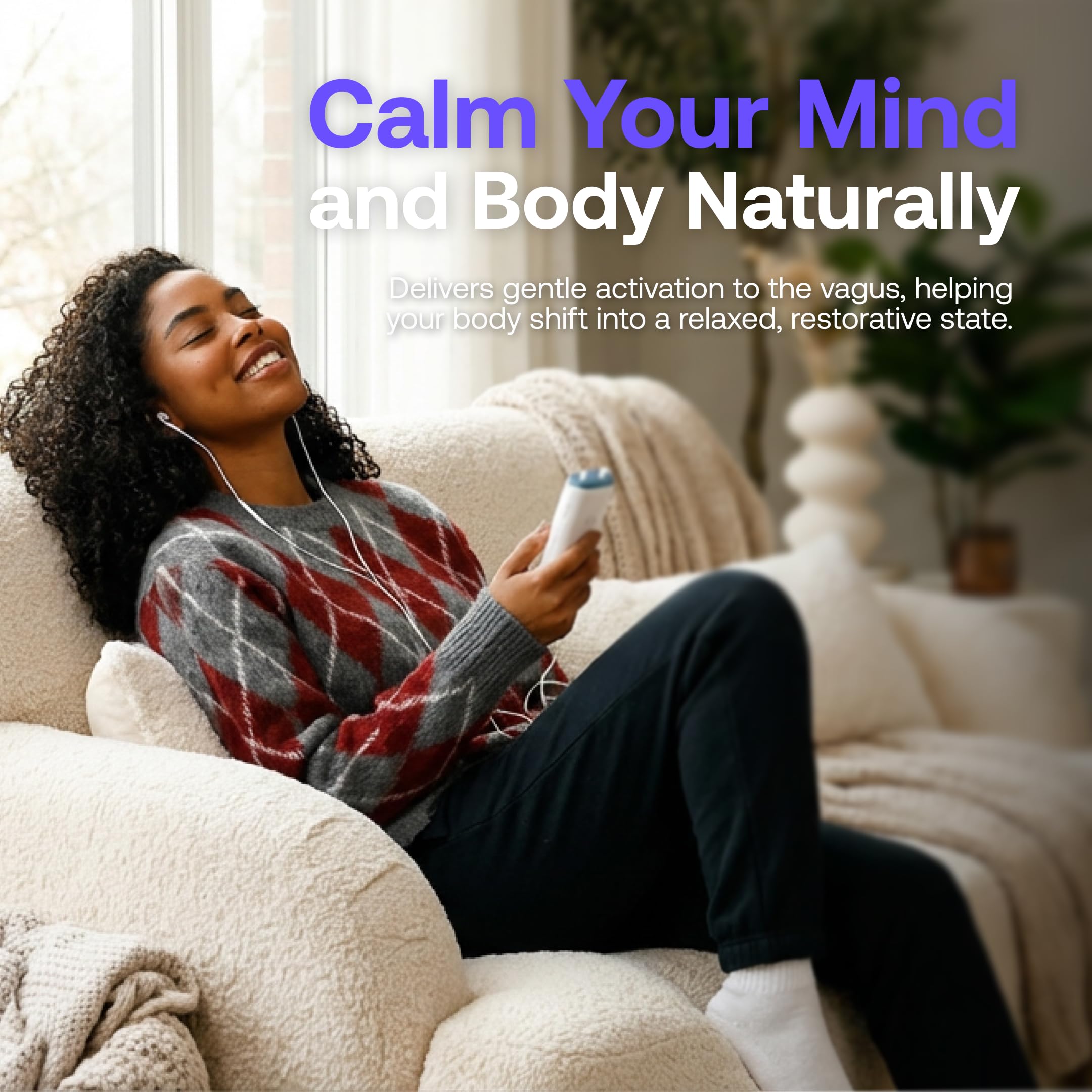 V2 – Natural Relaxation Technology | Reduce Stress, Improve Sleep Quality, Support Digestion, Ease Tension & Boost Overall Well-Being