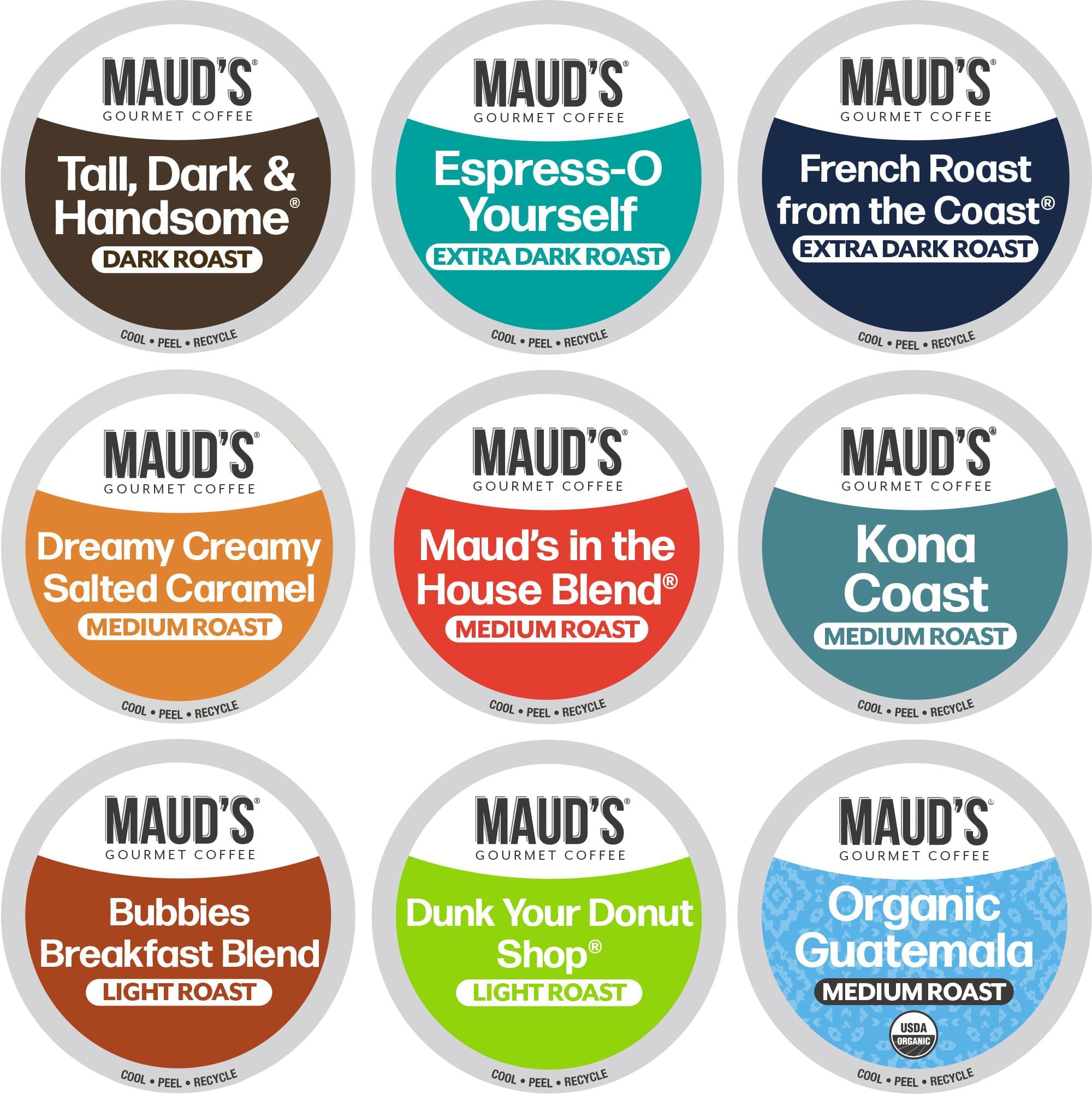 Maud's Variety Packs & Bulk Coffee Pods