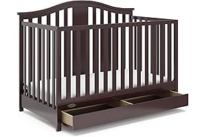 Graco Solano 4-in-1 Convertible Crib with Drawer: The Crib that Grows with Your Child
