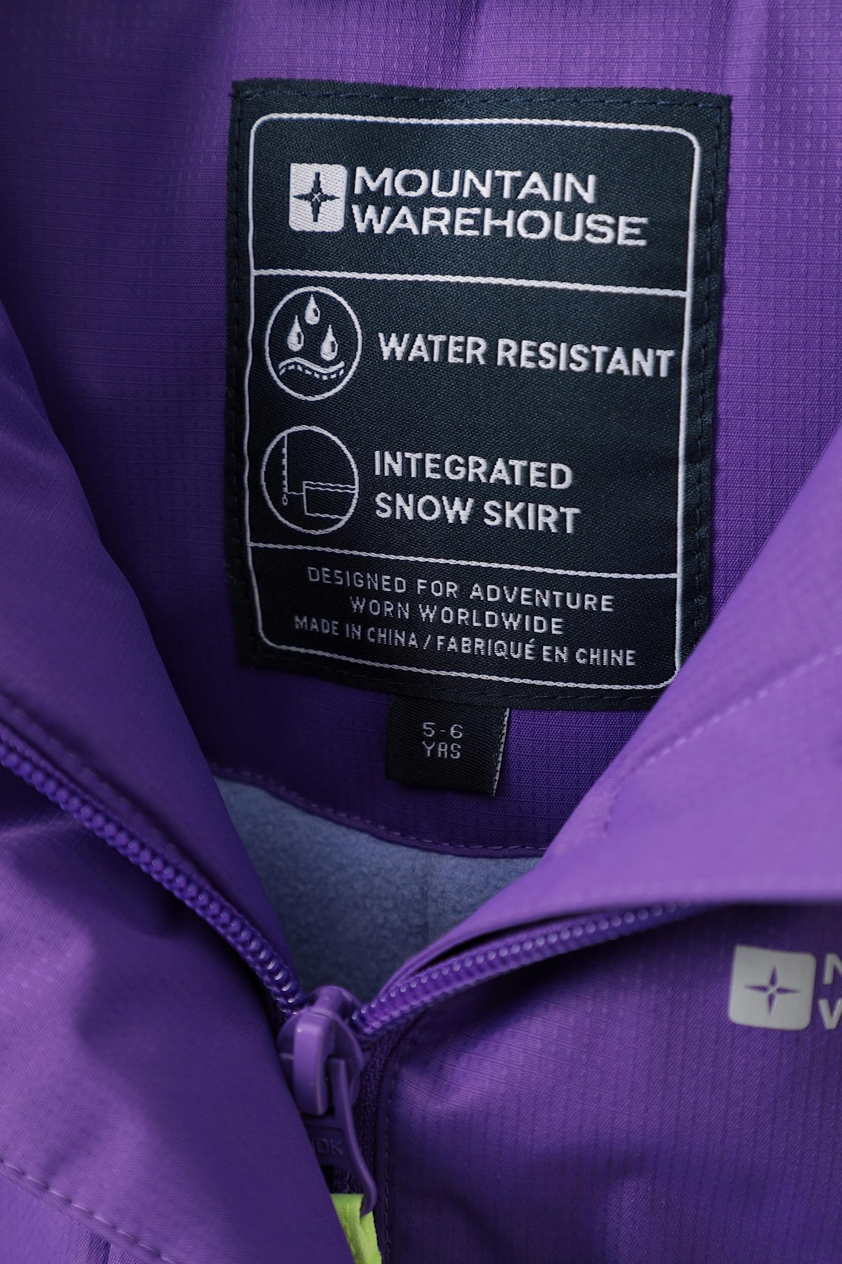 Mountain Warehouse Honey Skijacke für Kinder - Schneedicht, Kinderjacke mit Fleecefutter, Schneerock, Winterjacke- Hält Kinder warm