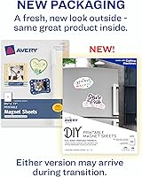 Vista 2 de Avery (03270) Hojas magnéticas, 8,5 x 11 pulgadas, blancas 12-paquete