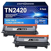 VIPGOOD TN2420 TN2410 Toner Con Chip Compatibile per Brother TN 2420 TN