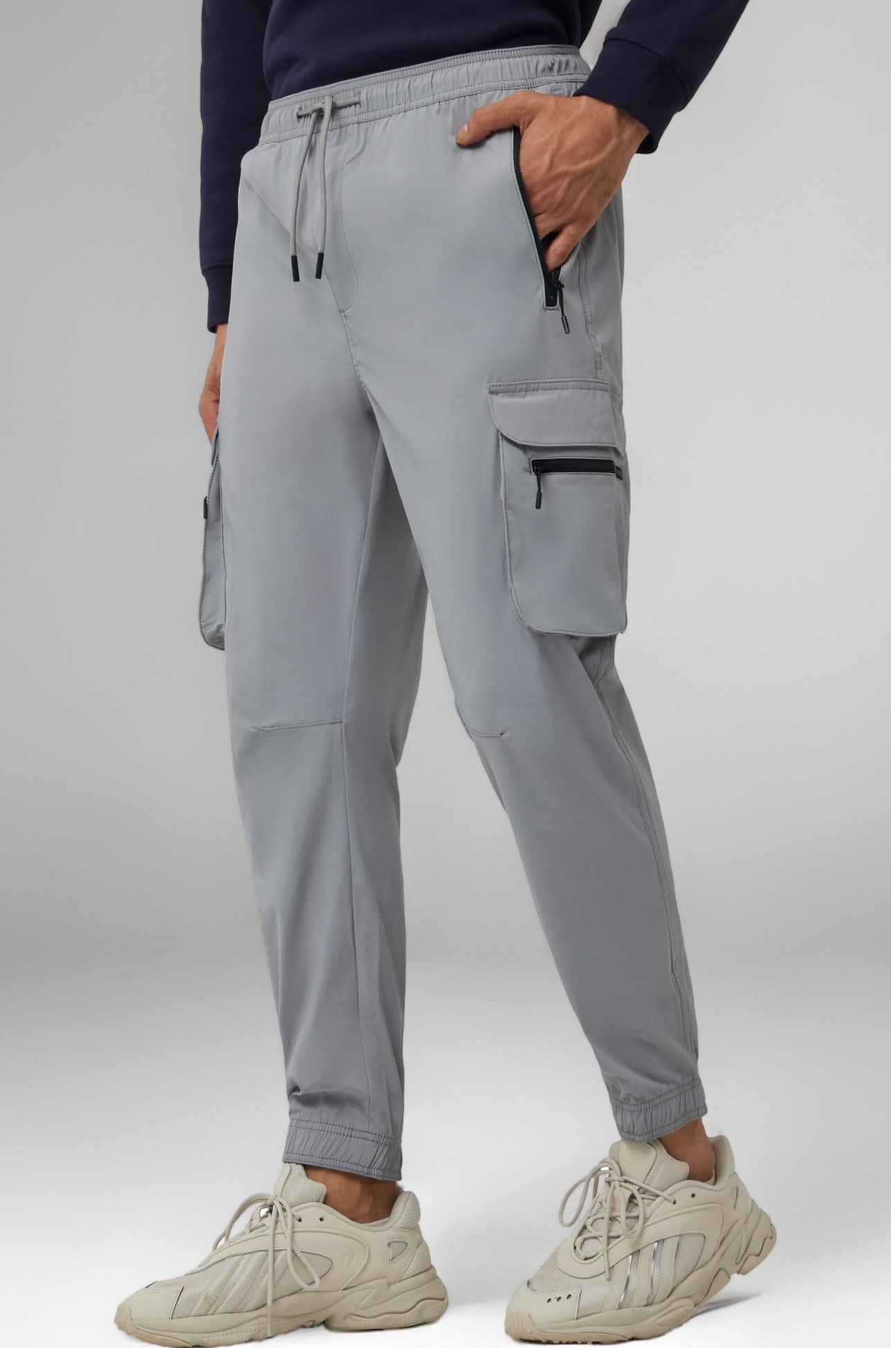 Buy XYXX Men Cotton Rich Cargo Jogger, Skinny Fit, Solid, Pack of