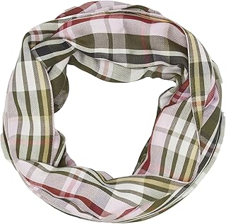 s.Oliver Checked loop scarf made of modal mix