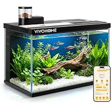 VIVOHOME 30L Smart Fish Tank with APP Control Aquarium Starter Kit