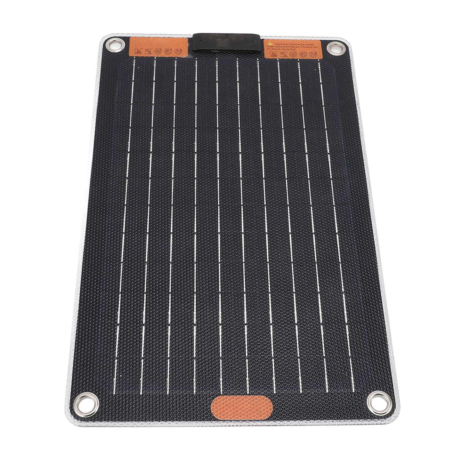 Annadue Pannello Solare da 30 W 5 V3 A, Generazione di Energia su Entrambi i Lati, Caricabatterie Solare A Ricarica Rapida Impermeabile Ultra Sottile per l'elettronica del Telefono