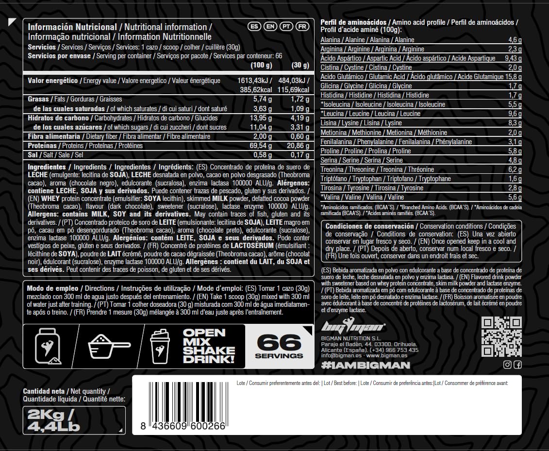 Pack BigMan Ultimate Whey Proteína 2Kg + Aminoacidos Essenciales Electrolitos + Shaker PRO "REGALO" | Fuerza, Resistencia | Tonificación Muscular | Recuperación Deportiva | Isotonico (Dubai Chocolate)