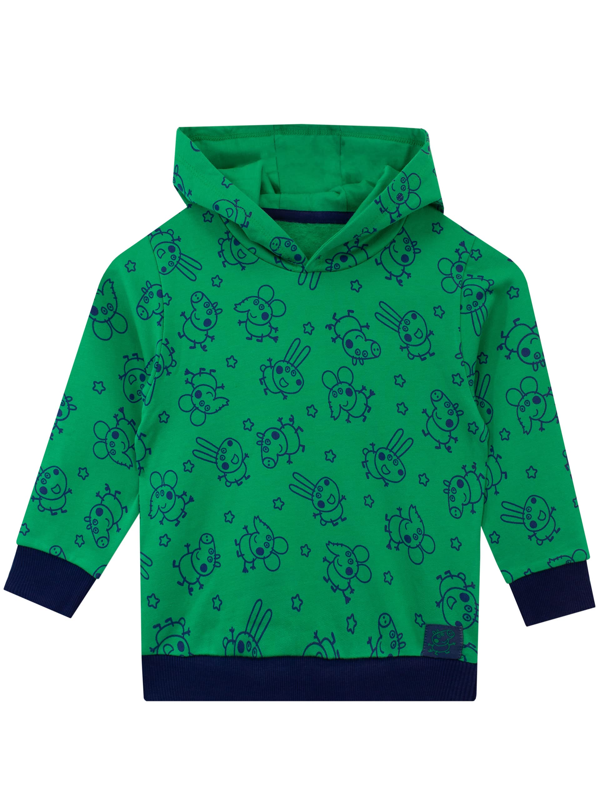 Peppa Pig Boys Green Hoodie George 18-24 Months
