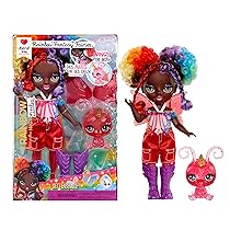 Rainbow High Littles Rainbow Fantasy Fairies & Pet – Astrid, Arcobaleno – Bambola Piccola Snodata di 14 cm e Animaletto Magico Farfalla con Ali di Fata Intercambiabili, Regalo C. Età 4+