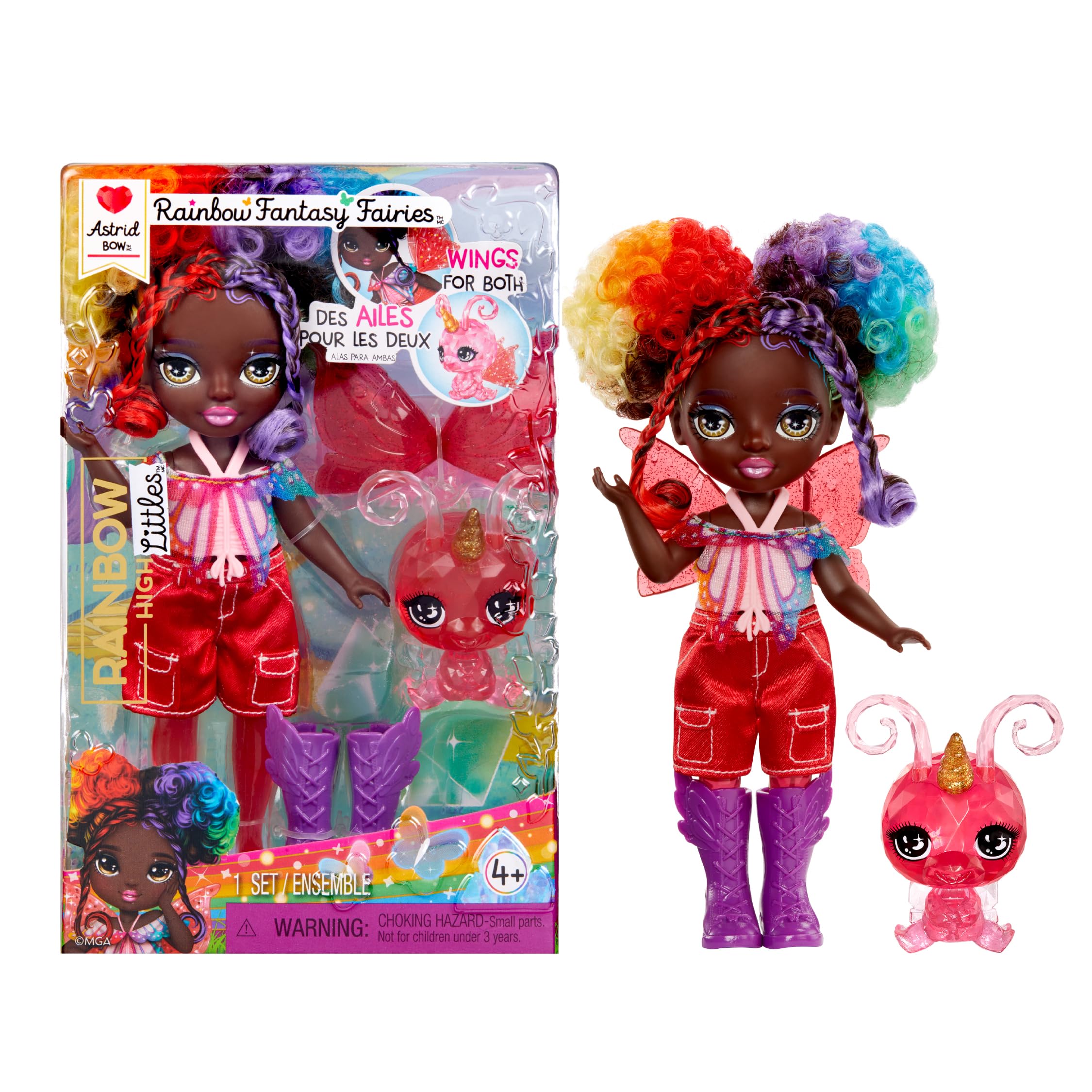Rainbow High Littles Rainbow Fantasy Fairies + Pet – Astrid