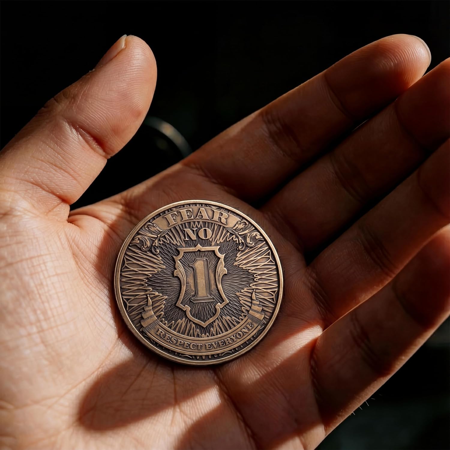 Badass Coin – Motivational Pocket Token for Confidence and Grit – EDC Daily Reminder – Bold Gift for Men & Women with Unshakable Attitude