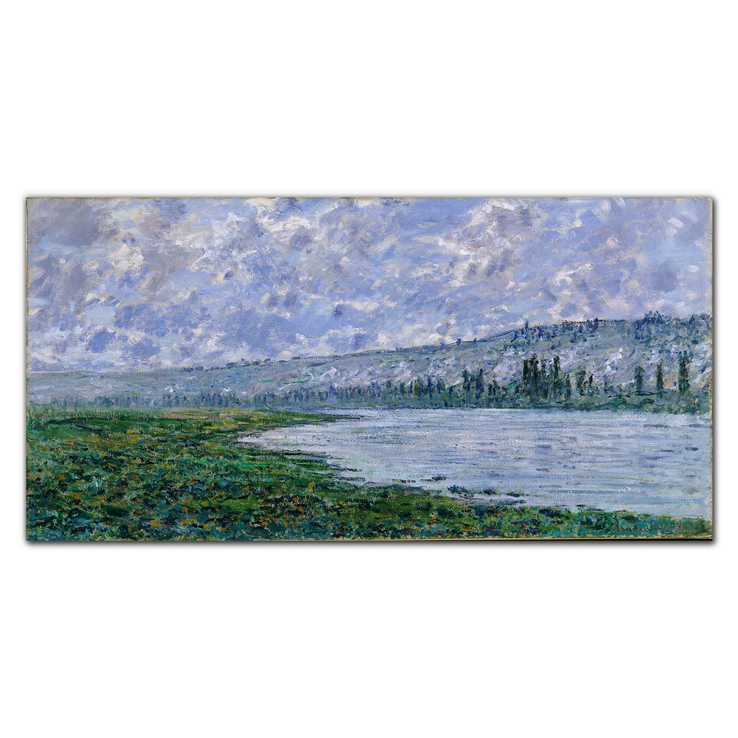 Crédence de cuisine anti projection verre trempé adhésif Monet