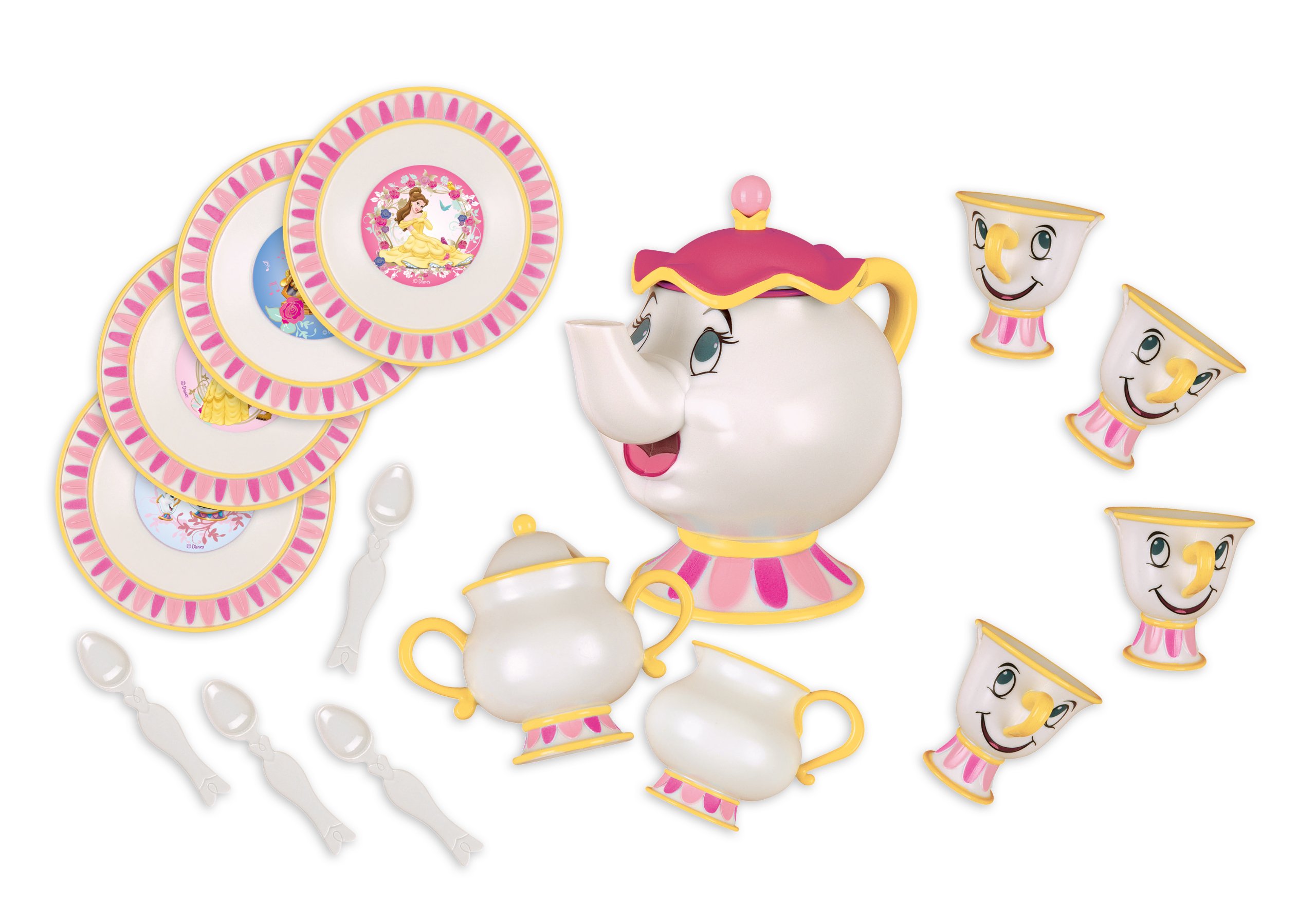 Disney's Beauty And The Beast Belle Talking Tea Set : Amazon.sg: Toys