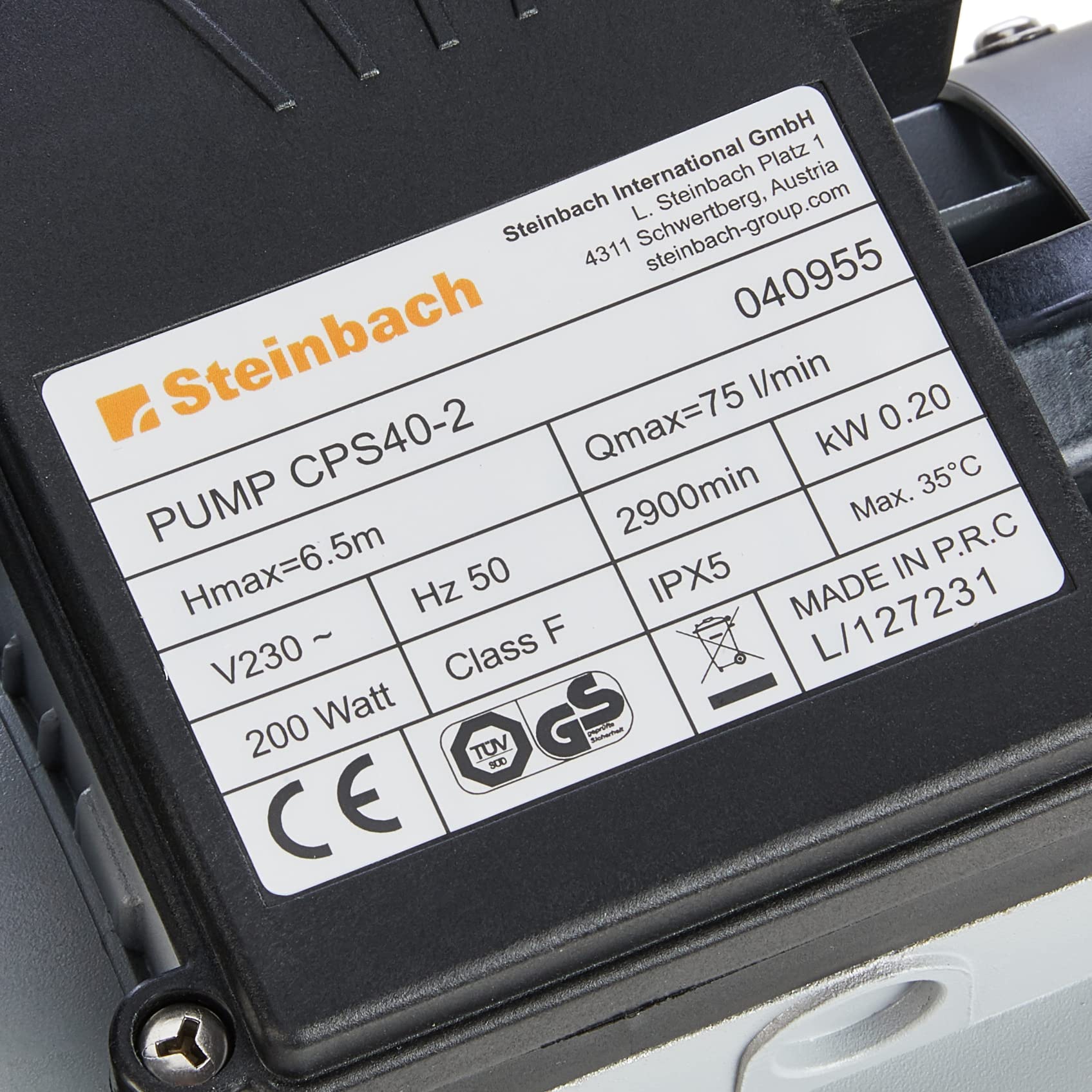 Steinbach Filtro Active Balls+ 040386 – Bomba no autoabsorbente para Piscinas de hasta 19.000 l – con válvula de 7 vías con Palanca de Ajuste y manómetro – Incluye Aproximadamente 300 g de Bolas de