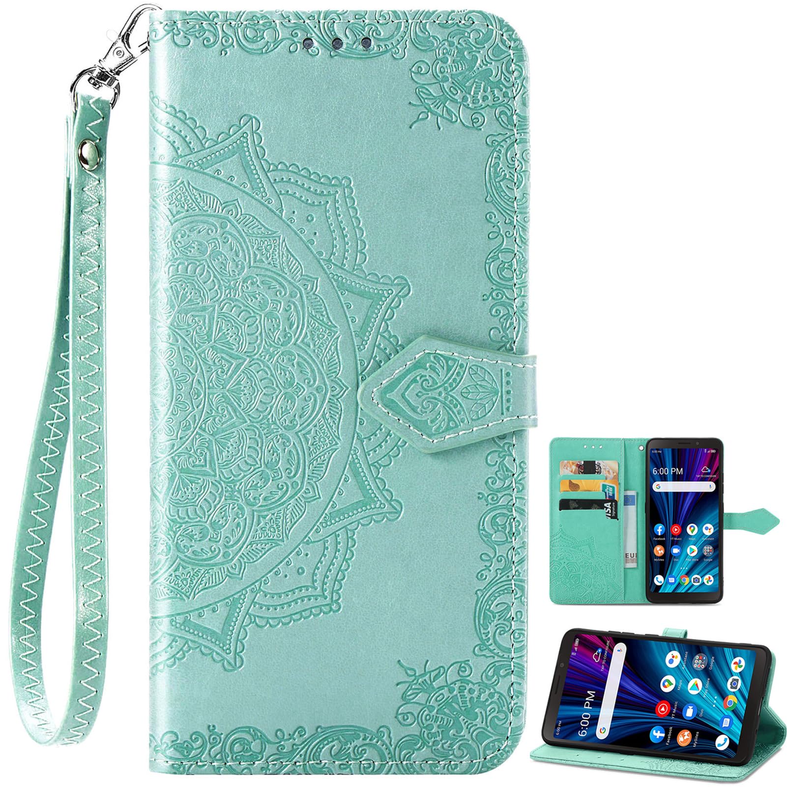 Betterfon Custodia In Pelle PU, Porta Cellulare In Pelle Con