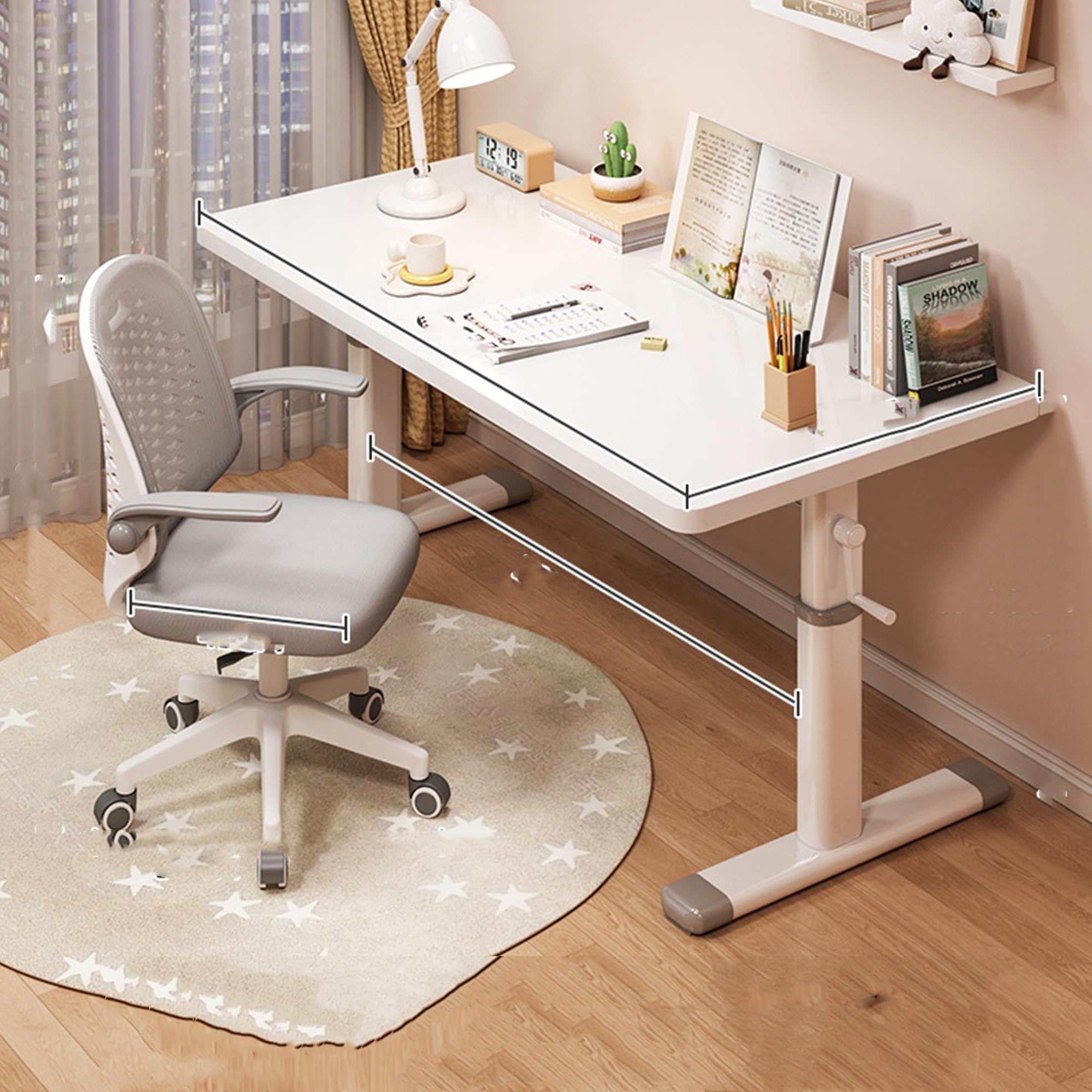 Amazon | FUKEFUZ 昇降式スタンディングゲーミングデスク 学生や