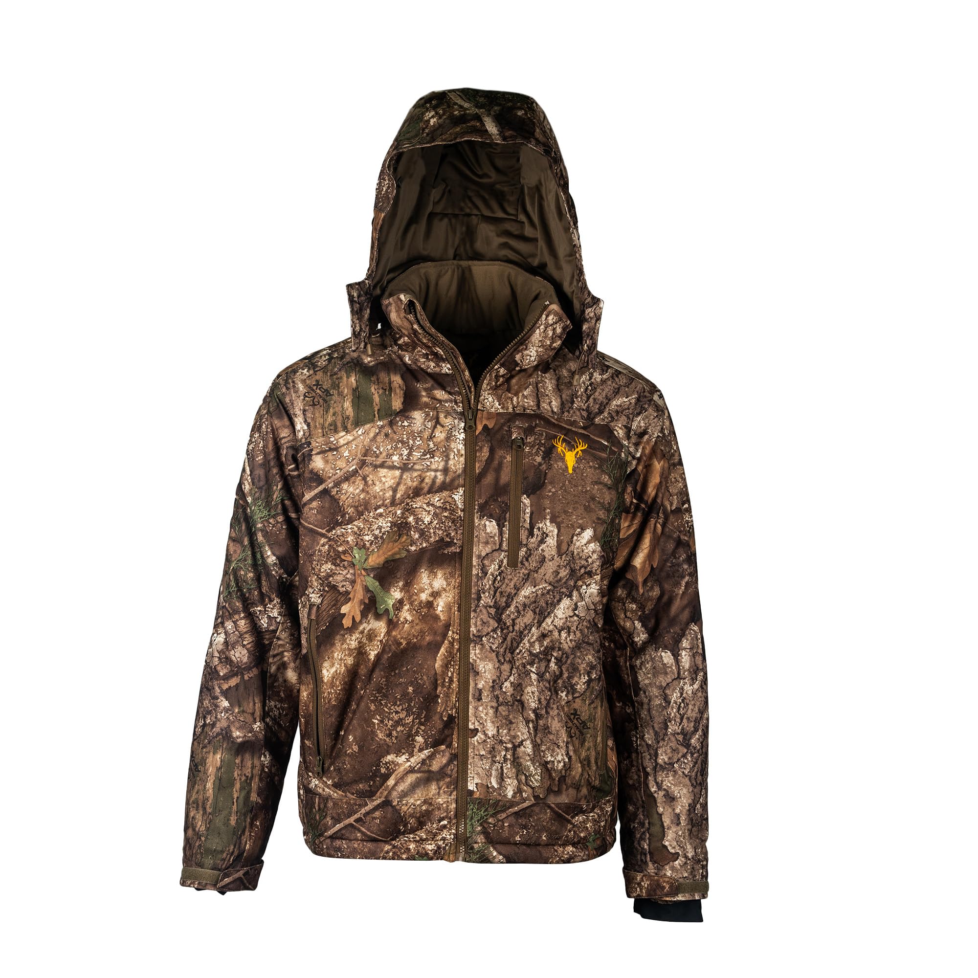 HOT SHOT Men’s Insulated Camo Hunting Parka, Waterproof Jacket, Versatile Camouflage Hunting Clothes for Men