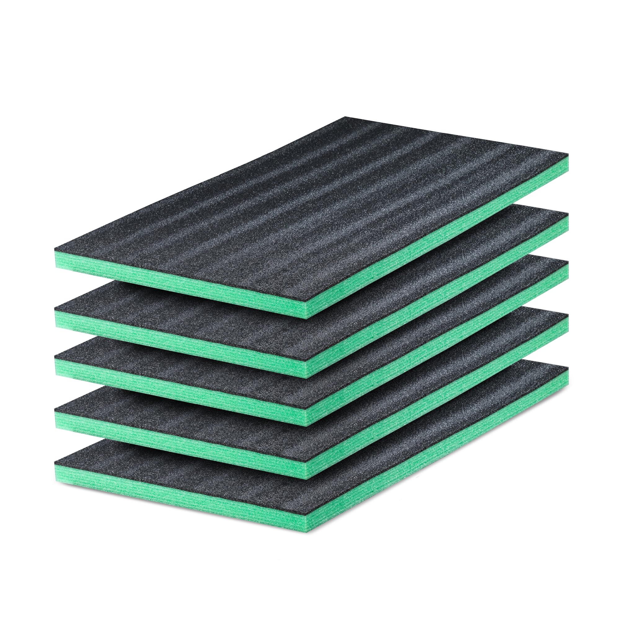 Pianka wielowarstwowa, 5 sztuk, 600 x 400 x 50 mm, Shadow Foam, cięcie i ściąganie, możliwość dopasowania, wkładka Kaizen Foam, wkładka na narzędzia do aparatu, walizki na narzędzia, wózka