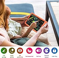 Vista 3 de KOKODI Tableta de escritura LCD, tableta de dibujo colorida de 10 pulgadas, almohadillas de dibujo electrónicas reutilizables borrables, juguete