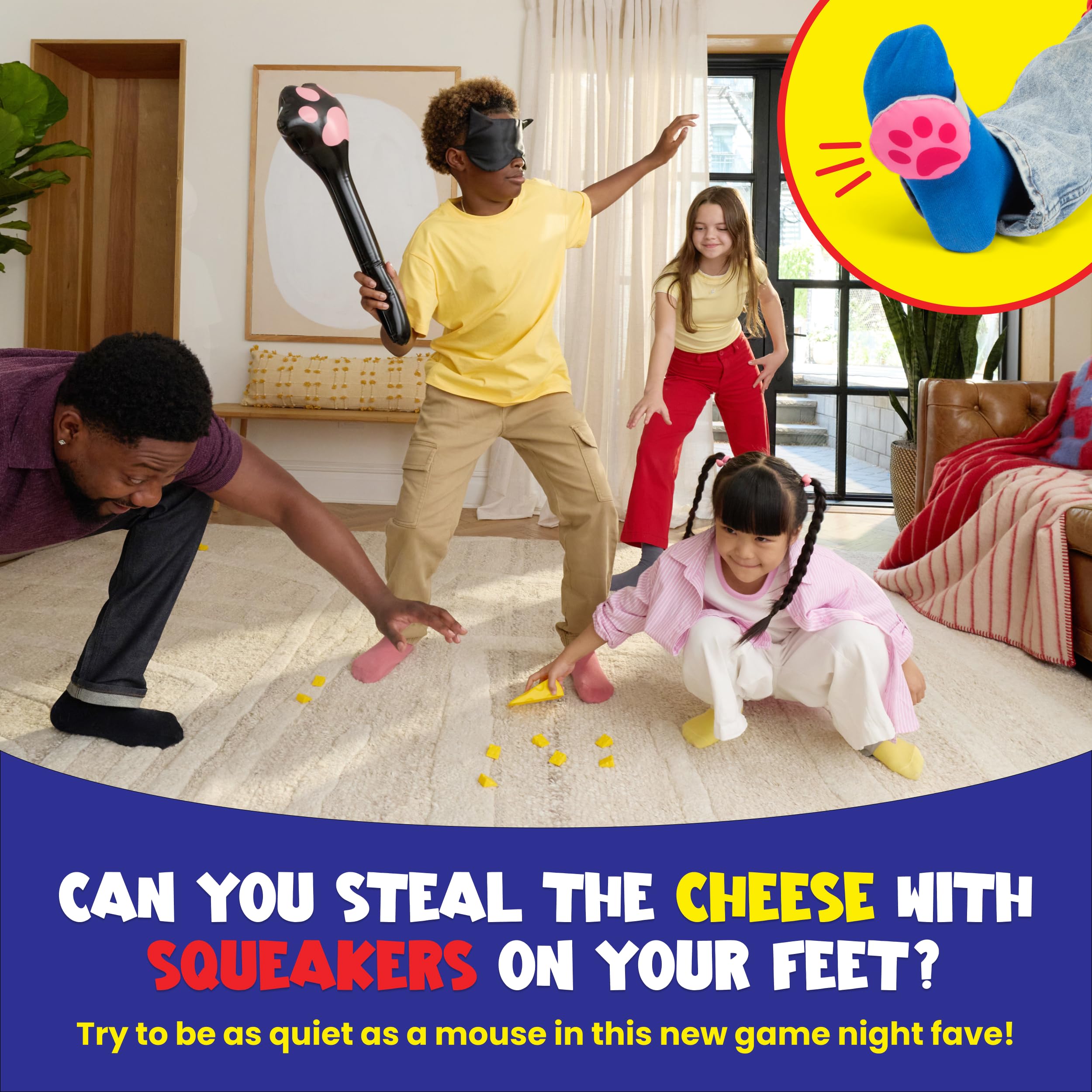 Cats and Robbers Game: Blindfolded Cat vs. Sneaky Mice -2