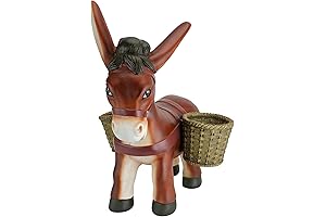 Design Toscano Burro Pancho Indoor/Outdoor Planter Statue for Patio/Yard