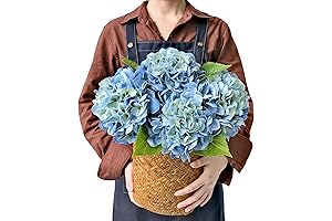 Mesmerizing Light Blue Artificial Hydrangea Bouquet