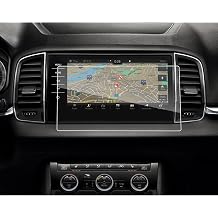 LFOTPP Compatible with Sko-da Karoq 9.2 Inch Navigation Screen Protector   9H Scratch-Resistant Anti-Fingerprint Tempered Glass Screen Protector GPS Navigation Film