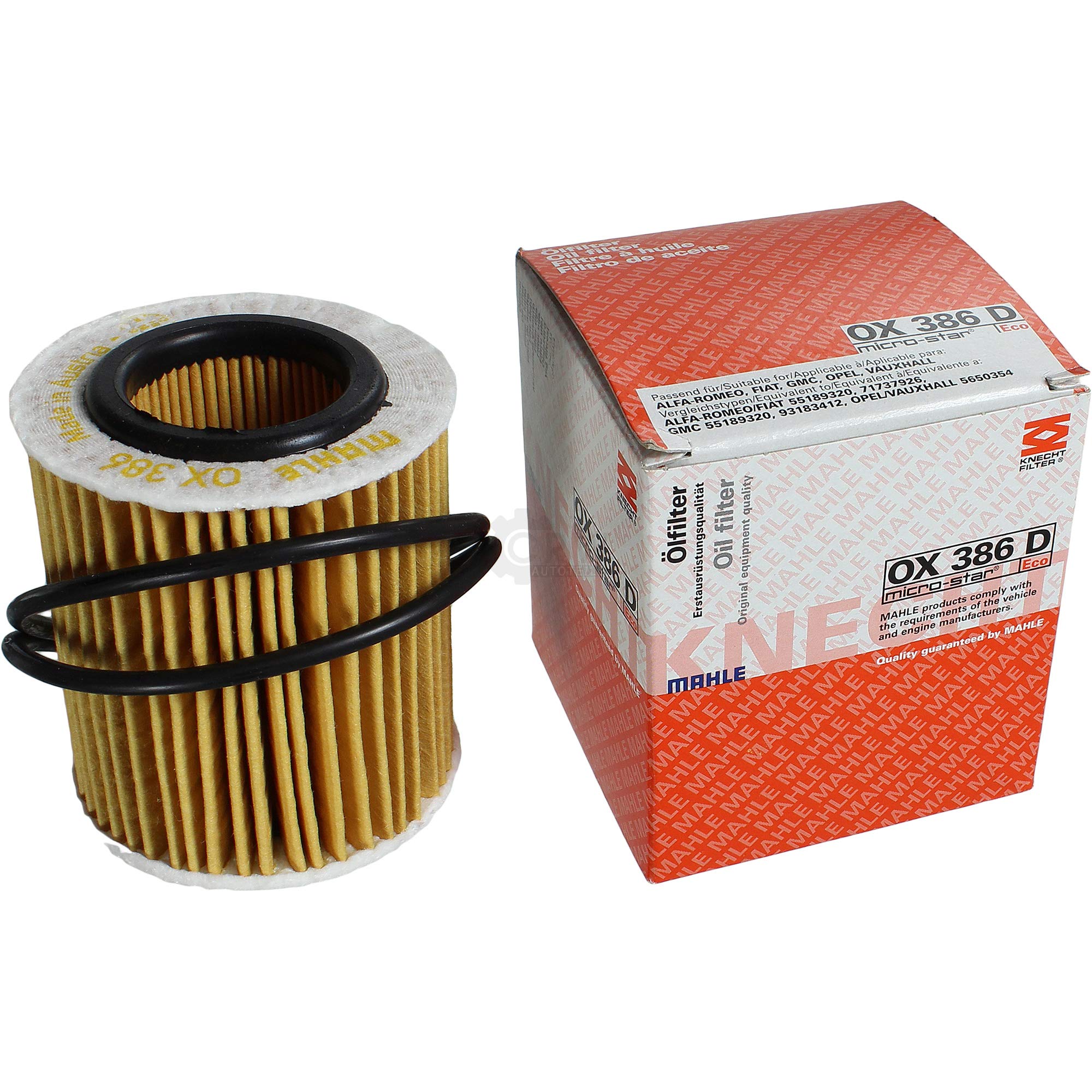 Paquete de inspección Kit de mantenimiento con filtro de aceite OX 386D, filtro de aire LX 1926, filtro de combustible KX 208D, filtro de habitáculo LA 75, tornillo de cierre
