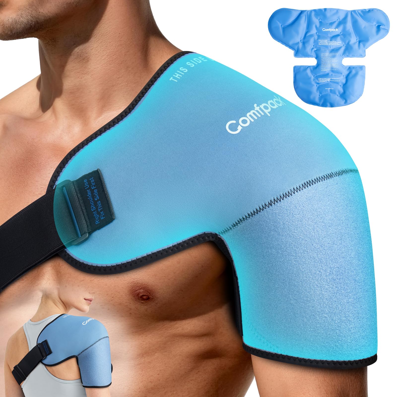 Comfpack Shoulder Ice Pack Wrap