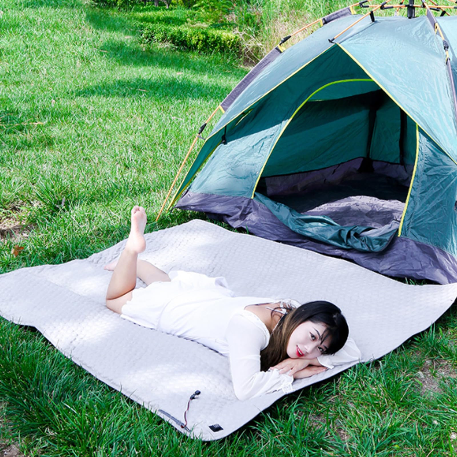 Coussin de de Couchage Chauffant de Camping, Doublure de de Couchage Chauffant, Tapis Chauffant USB d ' extérieur pour la Maison, Les Bureaux, la Voiture, la pêche, Le Camping