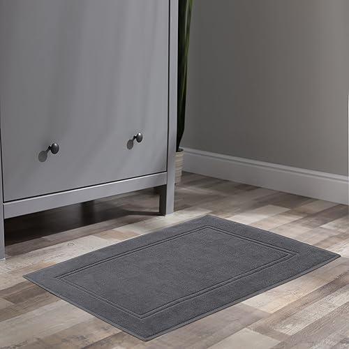 Miniatura 7 de Tens Towels Alfombrillas de baño 100% algodón de 20 x 32 pulgadas (no una alfombra de baño), súper absorbentes, toallas de piso de calidad de hotel,
