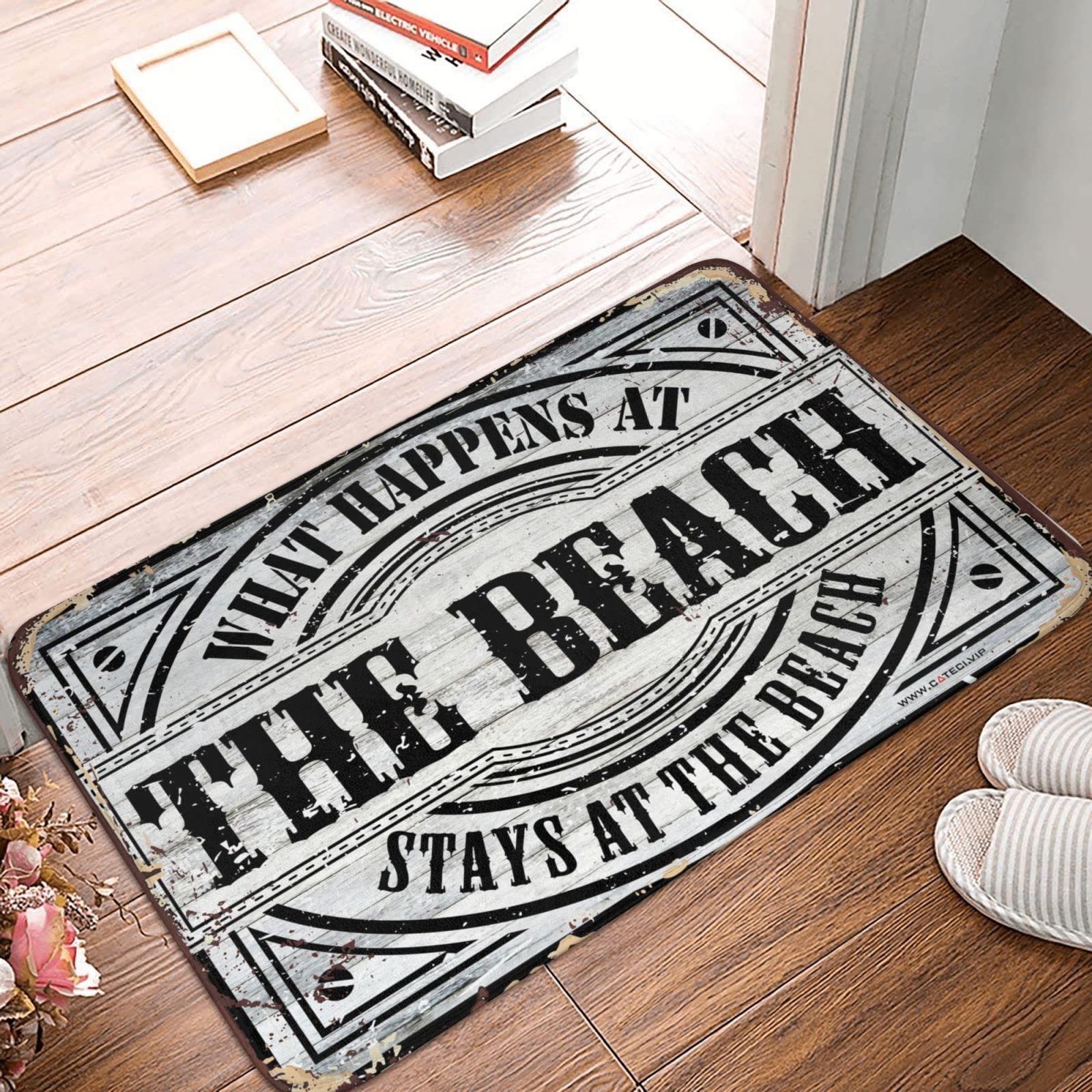 Tapis de porte entrée extérieure drôle 50x80 paillasson mer et déco chambre ado farmhouse
