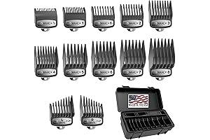 WAHL DESIGNER CLIPPER Genuine SECURE-SNAP® Attachment Guard Organization Kit with 14pc Elite...