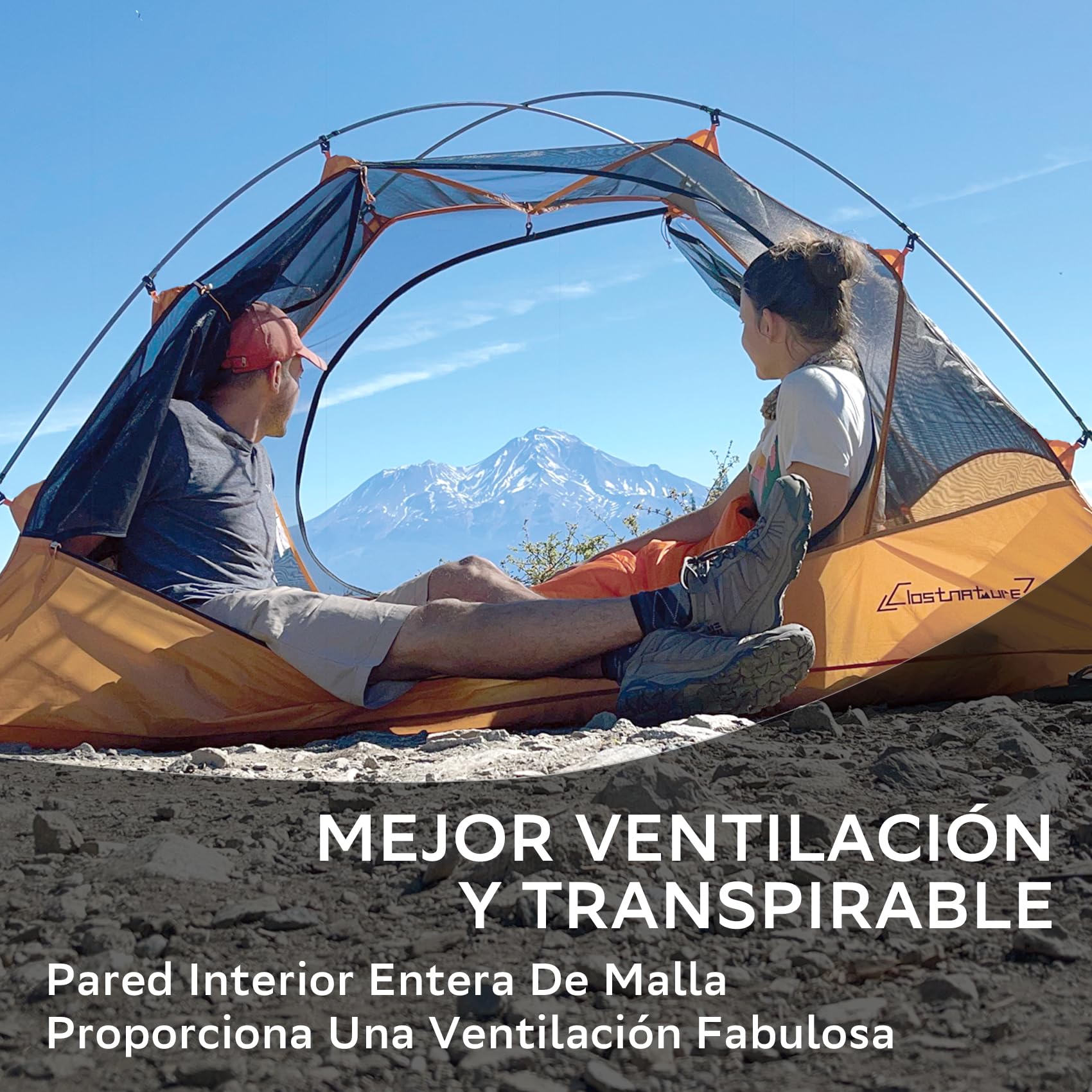 Clostnature - Tienda de Campaña para 2/3/4 Personas para Acampar - Tienda de Campaña Impermeable para Exteriores,Tienda de Campaña Compacta con Tamaño de Paquete Pequeño,Festival