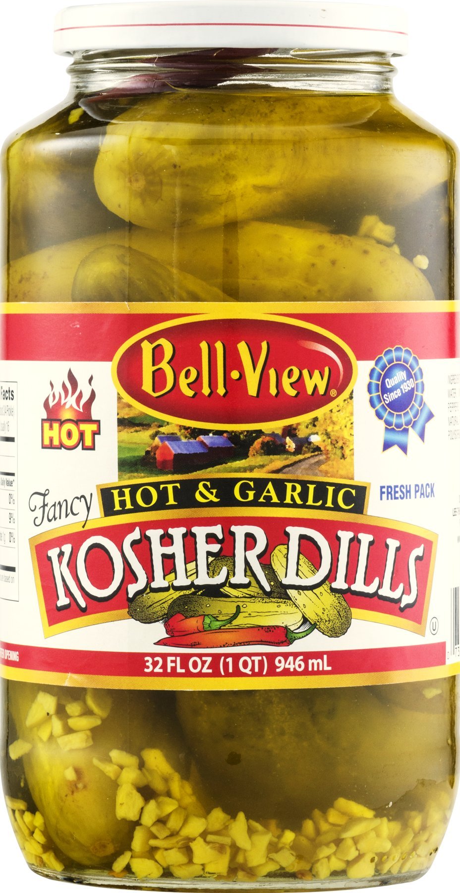 Bell-View Kosher Dills Hot & Garlic