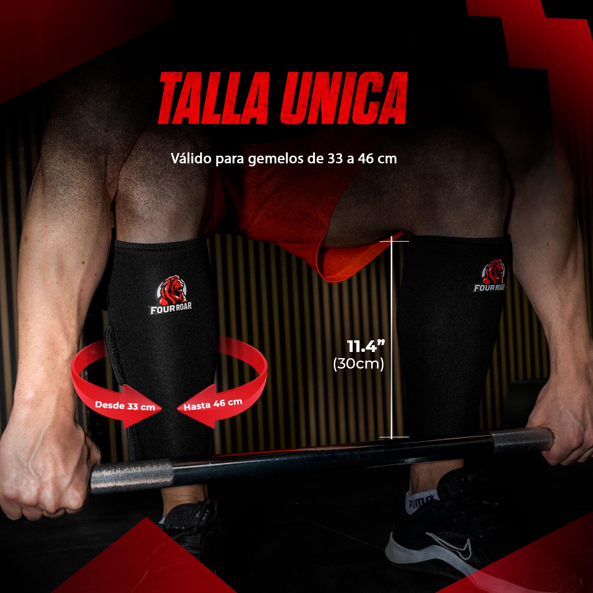 Espinilleras Crossfit de Neopreno de 7mm | Espinilleras Transpirables Faciles de Poner y Quitar | Protectores de Espinilla para Peso Muerto, Powerlifting