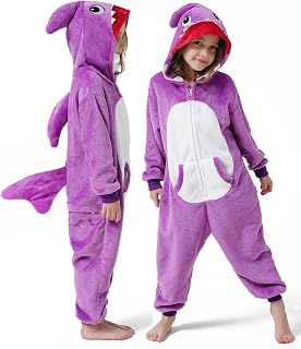 Kids Boys Girls Halloween Onesie Costume,One Piece Pajamas,Halloween Funny Animal Onesie Cosplay Costume 3-14Y