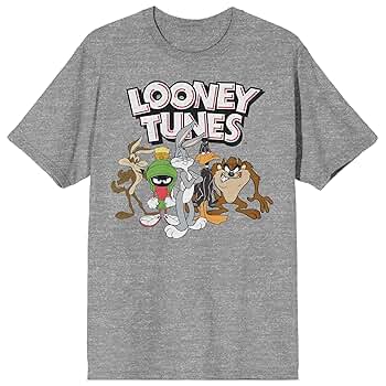 Amazon.com: Looney Tunes Character Group with Logo Crew Neck