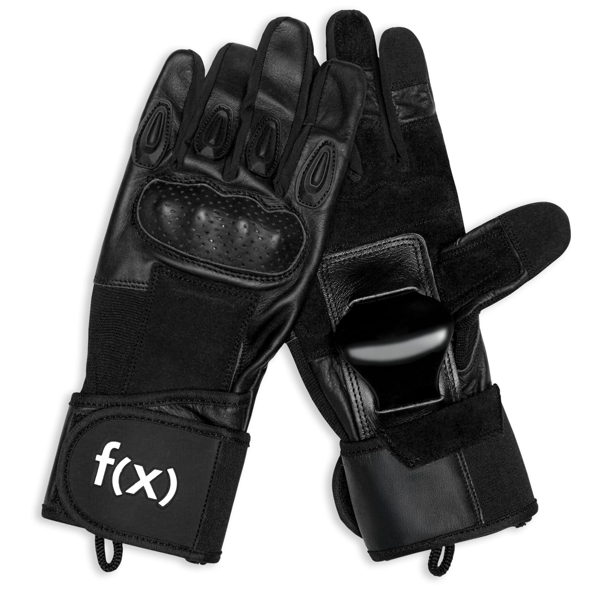 Fxnction Full Sender Wrist Guards for Onewheeling, Skateboarding, Sports Protective Wrist Guard, Full Finger Gloves with Kevlar Knuckle Armor