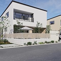 タカショー フェンス メッシュフェンス目かくしシェード 2×0.5m グレー プライバシー ポリエチレン UNI-25GY