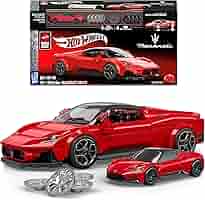 HotWheels Maserati MC20 ビルドキット Mattel Brick Shop Hot Wheels Maserati MC20 Building Toy Kit