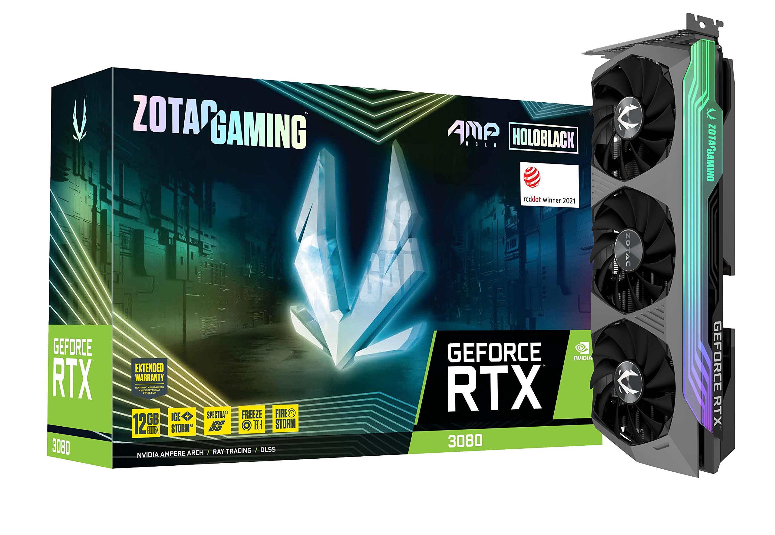 グラフィックボード・グラボ・ビデオカード ZOTAC GeForce RTX3080 AMP Amazon | ZOTAC GAMING GeForce RTX 3080 AMP Holo LHR グラフィック