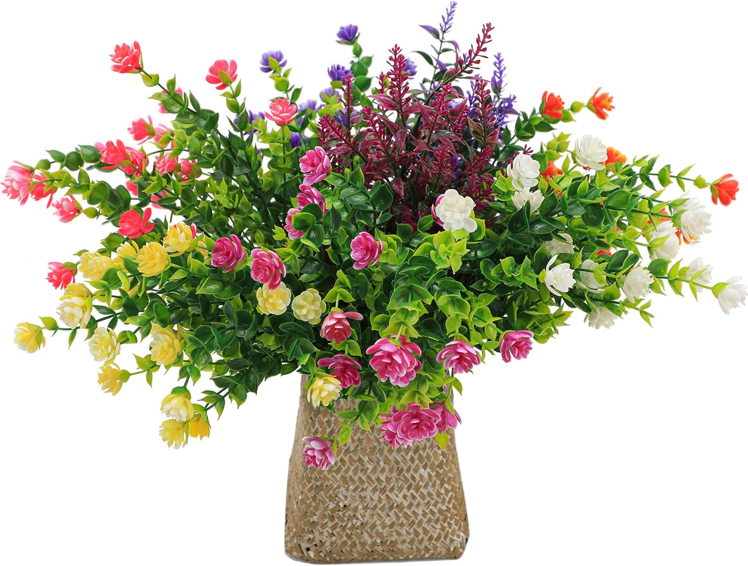 Artificial Flowers for Outdoors Fake Flowers Bulk Uv