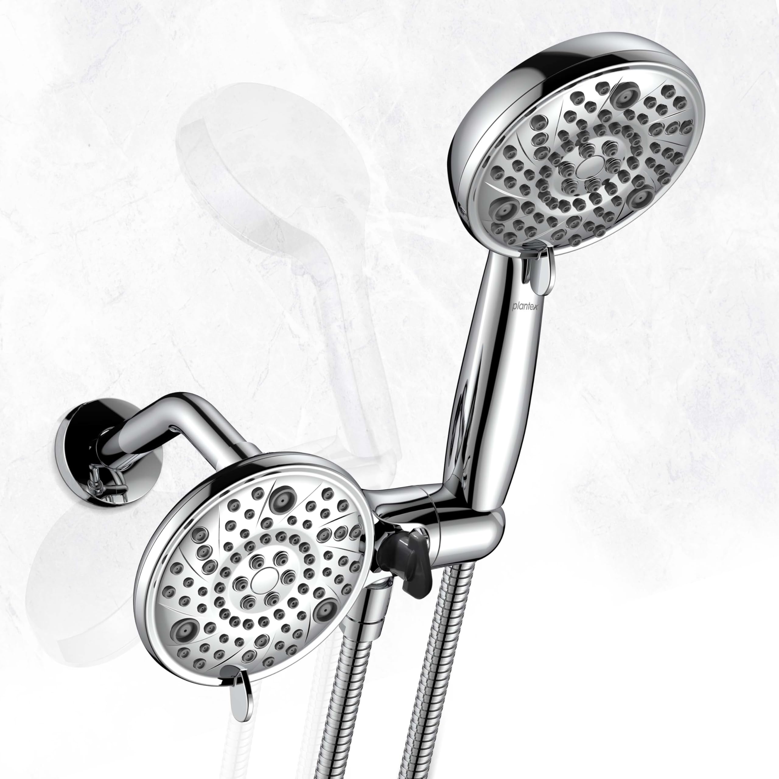Plantex ABS 8 mode Shower Set for Bathroom with 304 Stainless Steel 1.5 meter Shower Hose/Handheld Shower with 10-inch Round Shower Head-Chrome (B0DDY5J41C) Amazon Price History, Amazon Price Tracker