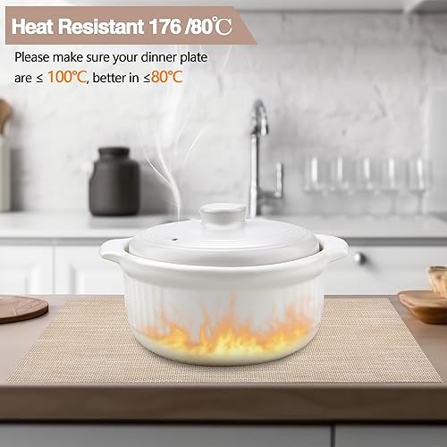 Miniatura 2 de SLKQG Juego de 6 manteles individuales de vinilo, fáciles de limpiar, modernos, duraderos, lavables, resistentes al calor, para la mesa de la