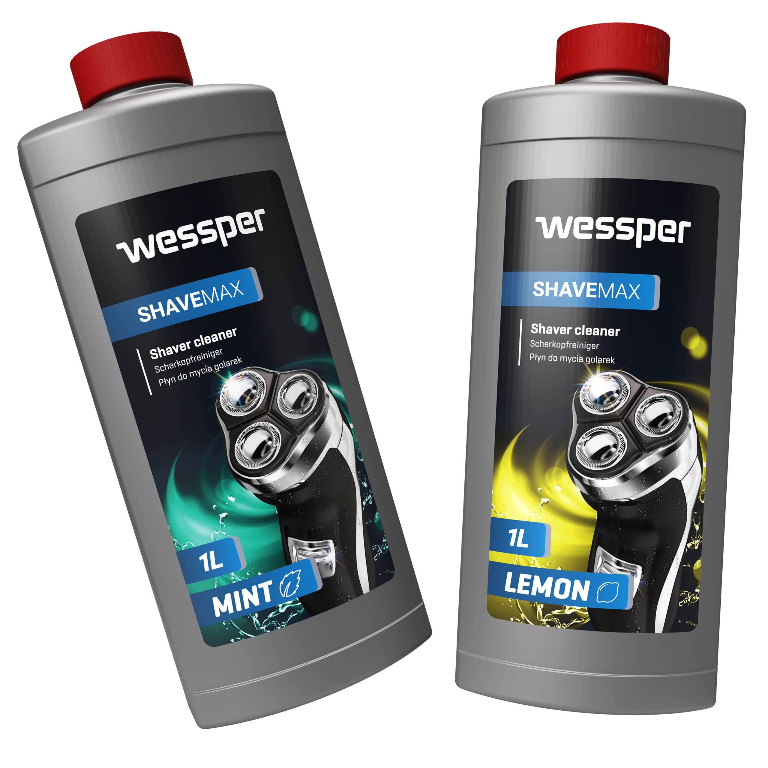 Wessper Płyn Czyszczący do Wkładów do Golarek Braun CCR, 1000ml